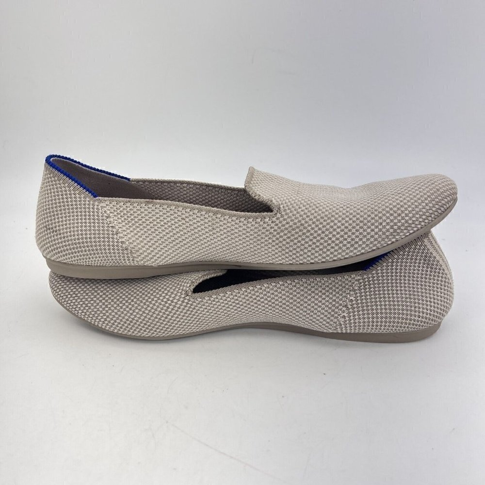 Rothy’s The Loafer Women Size 8 W Knit Flat Slip On Shoes Beige - Picture 8 of 11